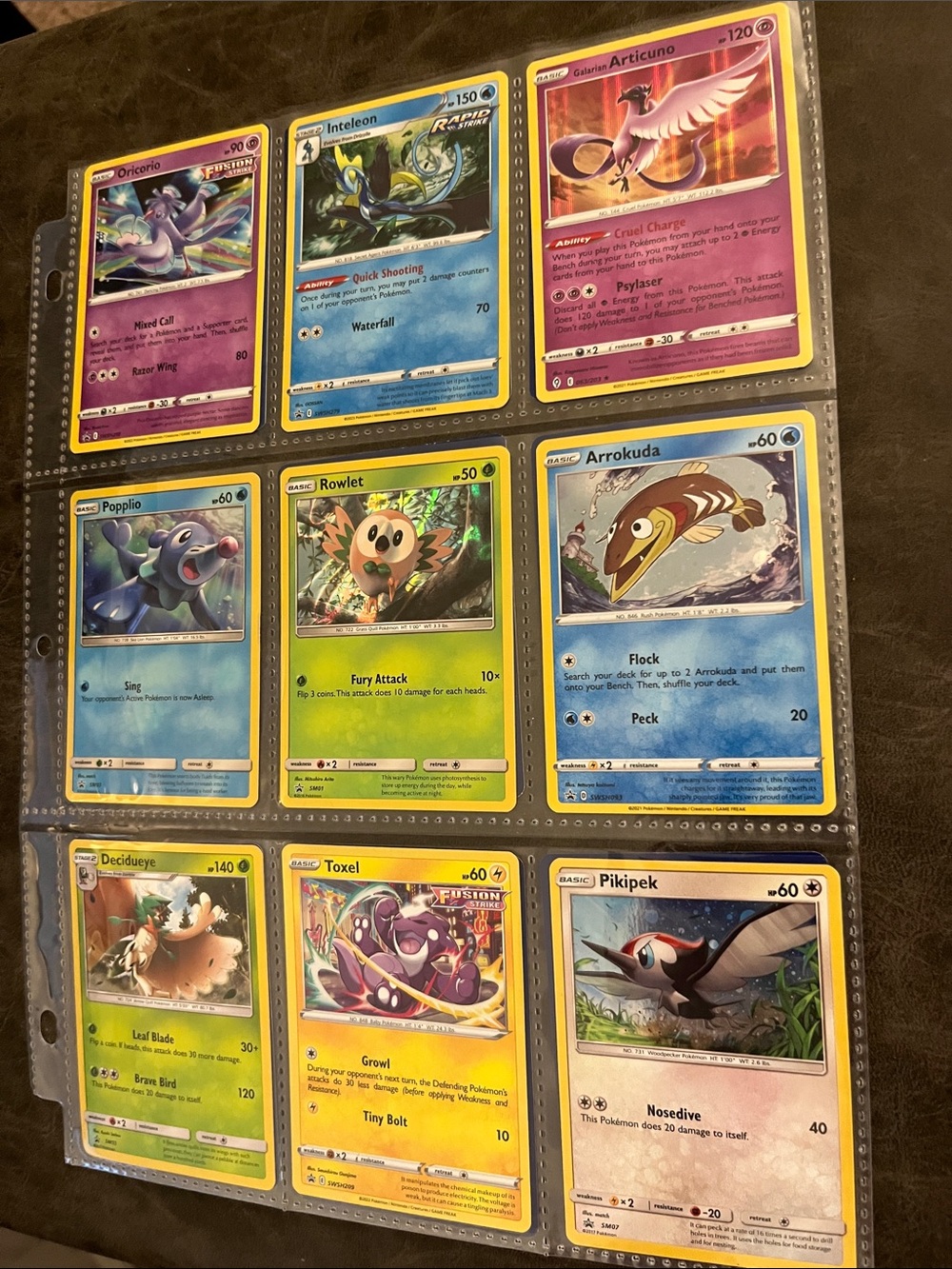 Vintage Pokemon Trading Cards